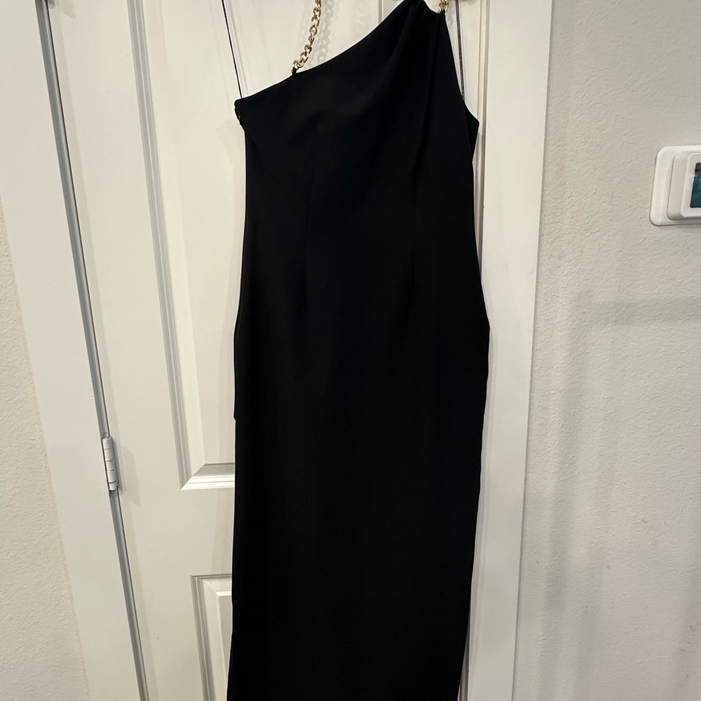 Aidan Aidan mattox Black Column dress